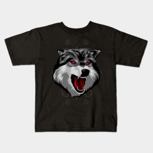 grey wolf Kids T-Shirt